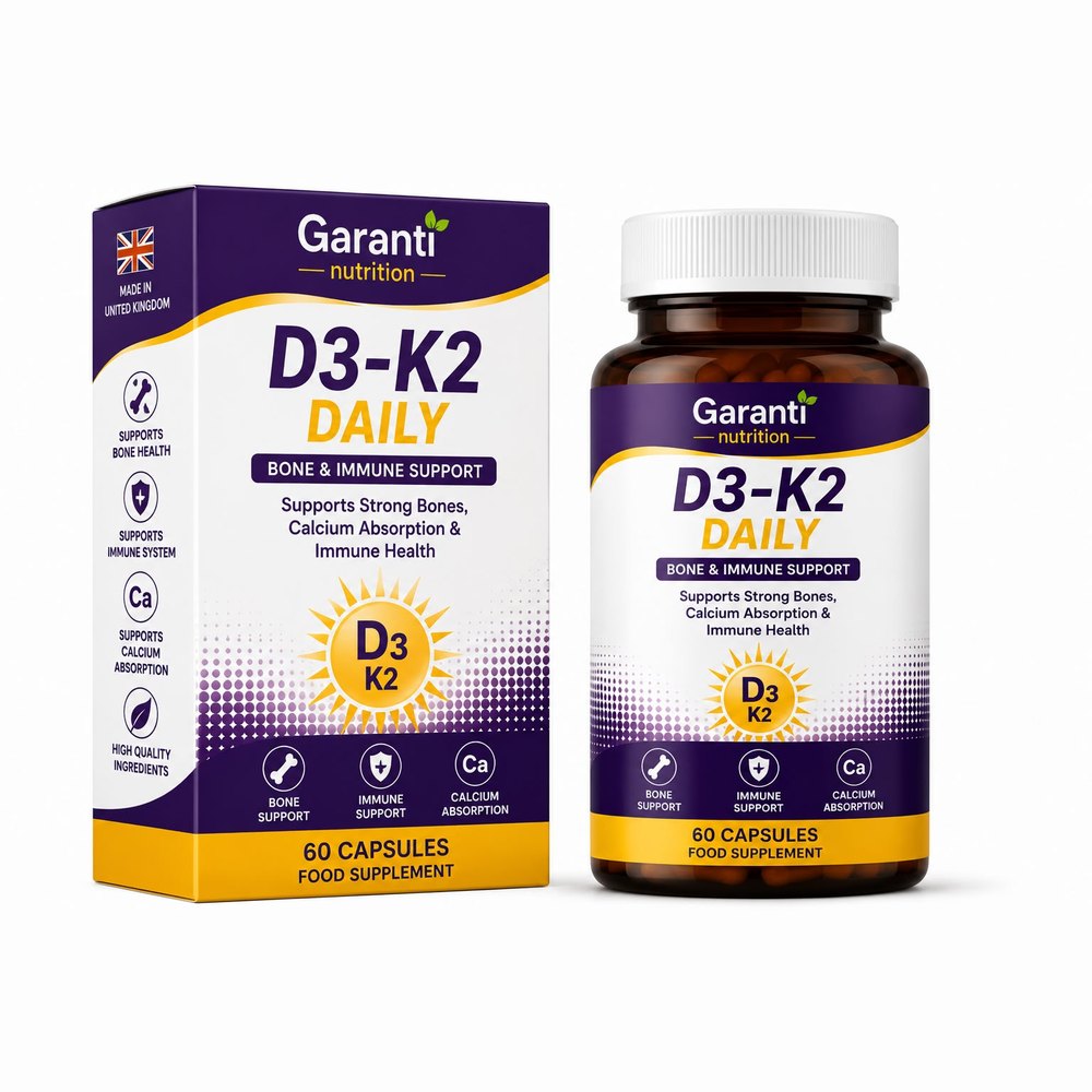 D3-K2 Daily 60-capsule bottle